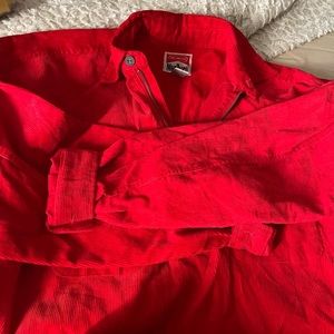 vintage, brand new marlboro corduroy quarter zip. tagged as Sm fits like XL